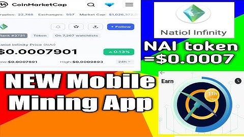 NEW Mobile mining App NAI Token 🤑$0.0007 already listed coin Rs.0.66