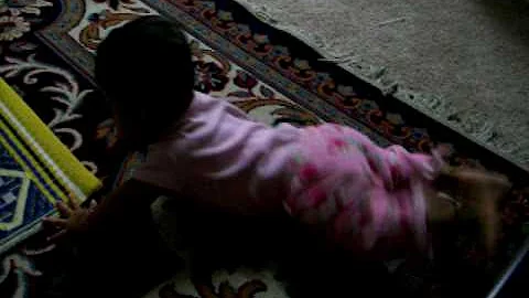 Sahana trying to crawl