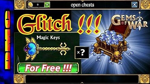 Gems of War Glitch FREE MAGIC KEY GLITCH...! Tips w/ DMC