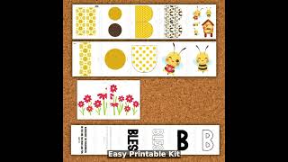 BEE Christian Bulletin Board Kit | Sunday School Decor