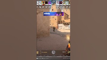 Лучшая моменталка с икса на мидл на карте Dust2 CS2! #кс #csgo #cs #counterstrike #knifex #shorts