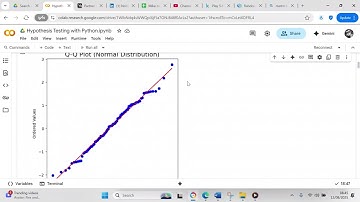 Create a QQ plot with scipy