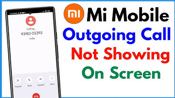 Outgoing Call Not Showing On Screen Redmi | Outgoing Call Display Not Showing Redmi