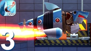 Hungry Shark Evolution Robo Shark Walkthrough Part 3 - Android iOS Gameplay HD