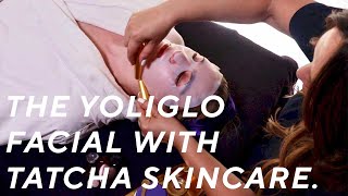 I GOT THE YOLIGLO FACIAL WITH TATCHA SKINCARE! | The Sloane Series screenshot 4