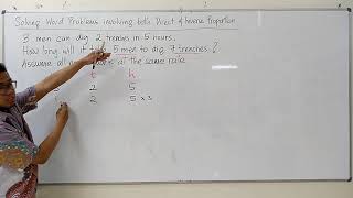 Grade 8 - Proportionality - Solving Word Problems Involving Both Direct and Inverse Proportion