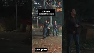 Parth Samthaan shoots CID | Night shift | behind the scenes | Insp. Abhijeet #cid #netflix #shorts