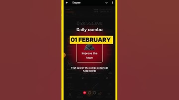 Dropee Daily Combo & Code 01 February | Dropee Daily Combo Cards | #dropee #code #airdrop #shorts