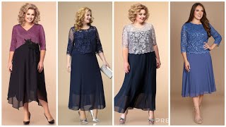 Most beautiful and gorgeous plus size mother of the bride dress/latest outfit/party wear dress 2024