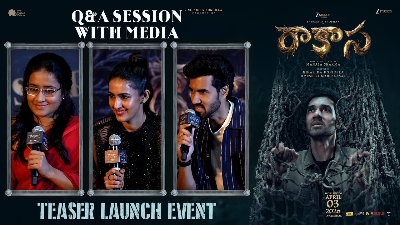 #Rakasa Movie Team Q&A Session With Media at Teaser Launch Event | Pink Elephant Pictures