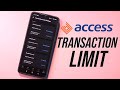 Fix Access Bank Transaction Limit