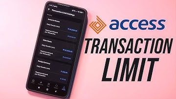Fix Access Bank Transaction Limit