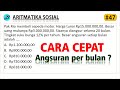 Cara Menghitung Angsuran Per Bulan - Soal Aritmatika Sosial TIU CPNS 2021 [#47]