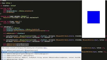iOS tutorial: Programmatically creating autolayout constraints