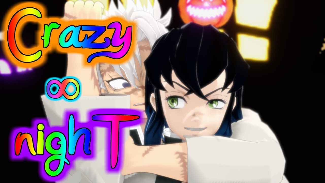 【鬼滅のMMD】実弥&伊之助のハロウィン☆Crazy ∞ nighT☆