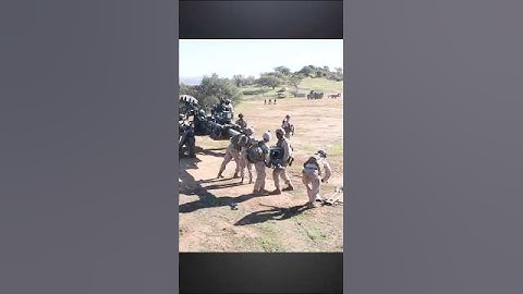 Howitzer installation process #shorts #military