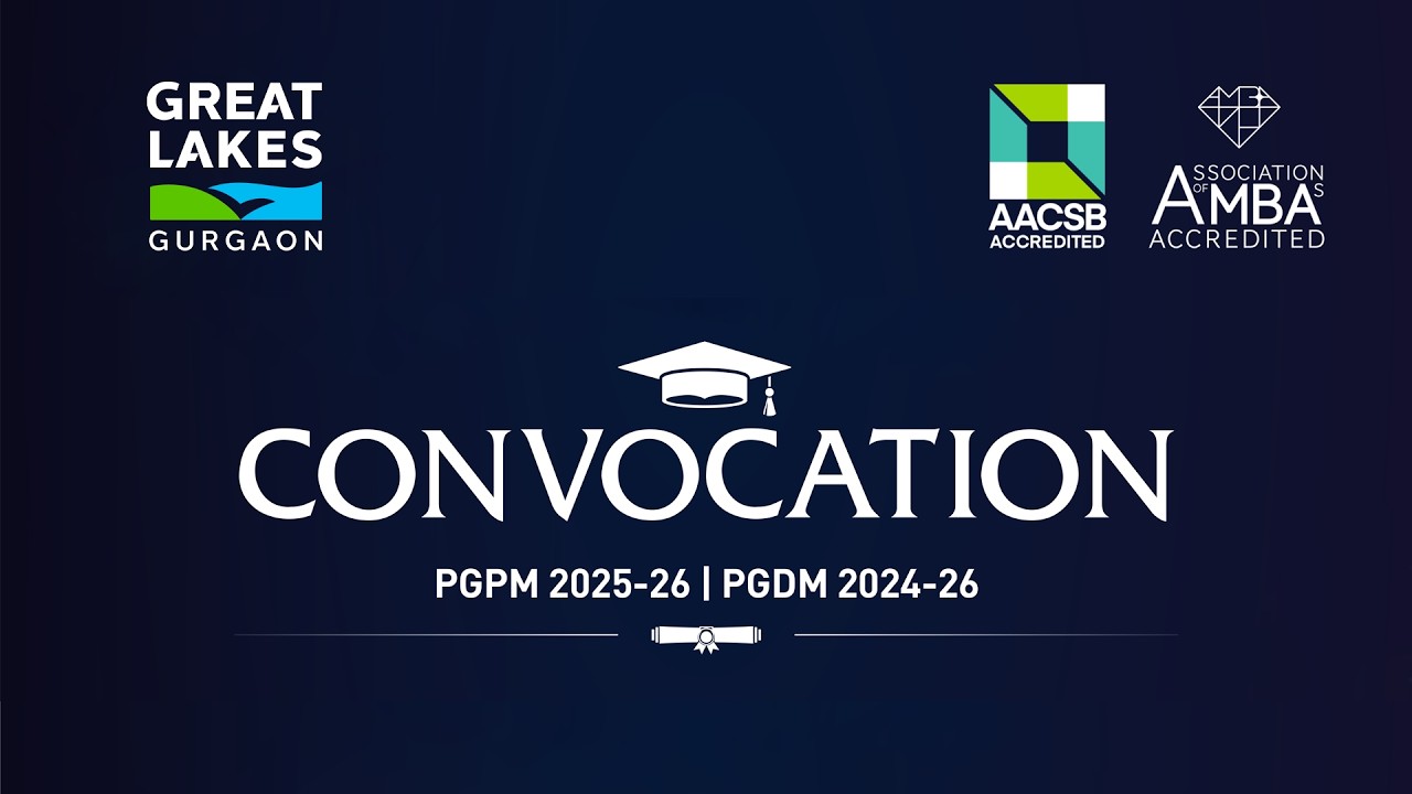 15th Convocation | Cohort of 2026 | Great Lakes Gurgaon