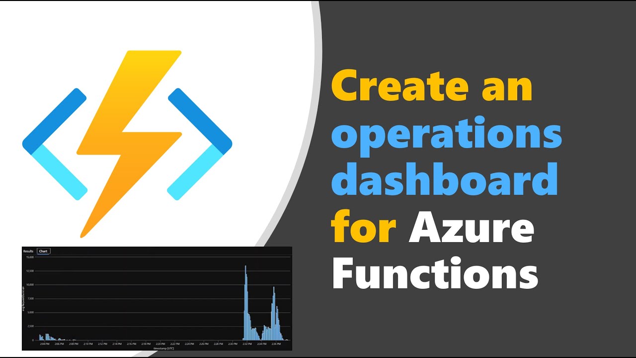 Create an operations dashboard for Azure Functions