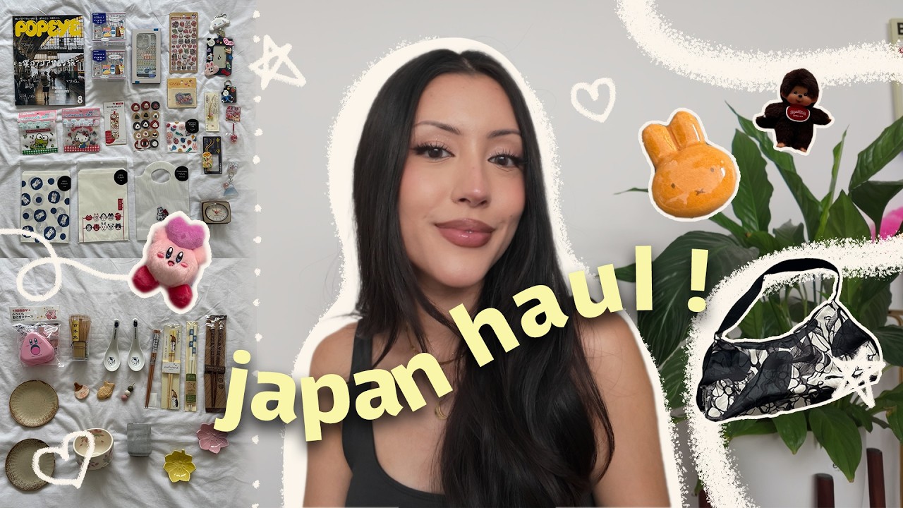 JAPAN HAUL 🇯🇵 | thrift finds, beauty, trinkets, character goods