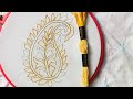 Chikankari Embroidery for beginners || Easy Chikankari Embroidery design || Lucknowi  Embroidery  
