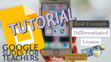 Differentiated Instruction Lesson Plan Example//Google Slides Tutorial//