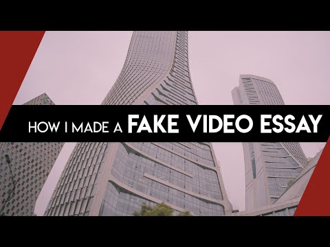 How I Made a Fake Video Essay | Behind the Scenes
