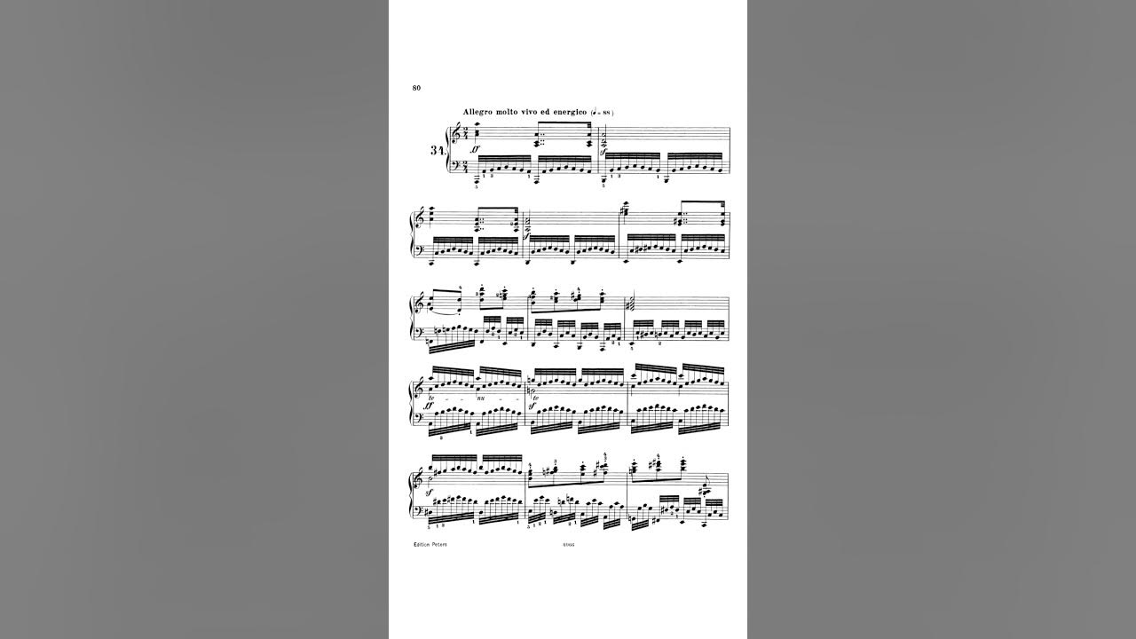 Czerny Op.299 No.34 - YouTube