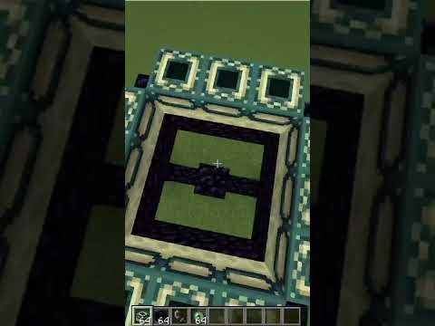 Secret Nether Portal in Minecraft #shorts #minecraftshort