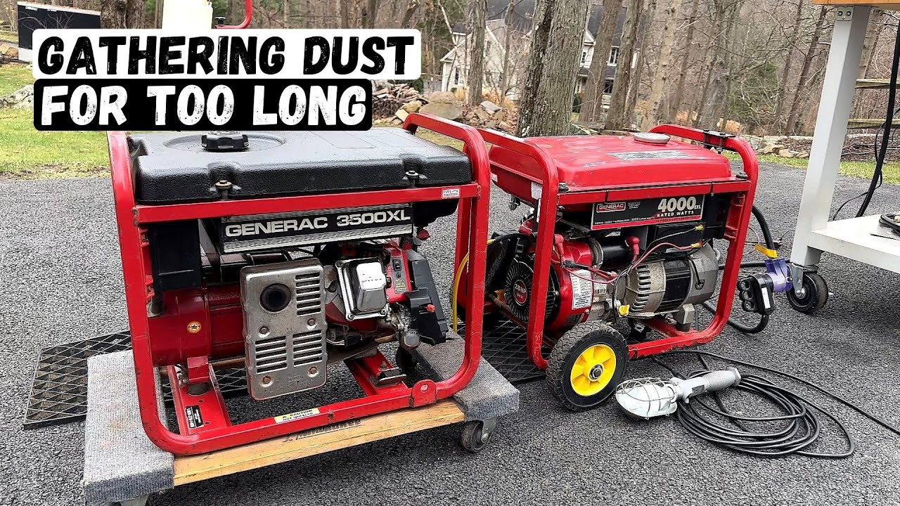 Two Generac XL Generators - One Locked Up, The Other Low Compression - Will They Run Again?