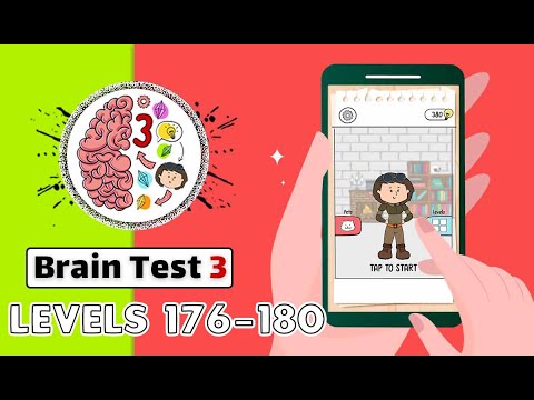 Brain Test 3: Tricky Quests Levels 176 - 180 Solutions