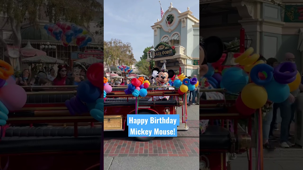 Happy Birthday Mickey Mouse! // Disneyland 