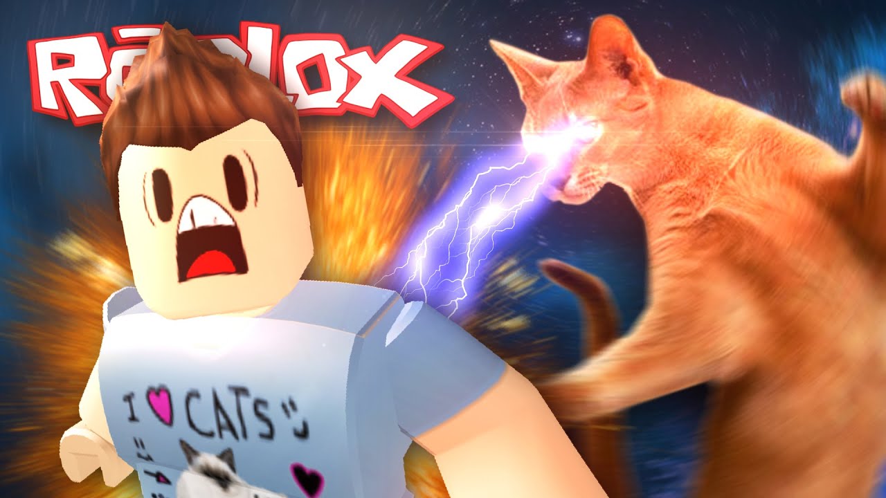 Roblox Adventures / Mad Games / Giant Evil Cat Attack! - YouTube