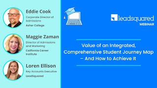 [Webinar] Value of an Integrated, Comprehensive Student Journey Map and How to Achieve It