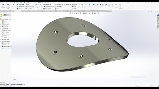 Solidworks How To Create Curved Circular Plate Exercise 3