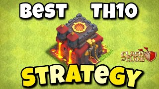 BEST TH10 STRATEGY in coc /Queen Charge LavaLoon Clash of clans