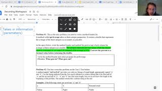 AP CS A - Final Exam Study Guide - Free Response Solutions Part 1