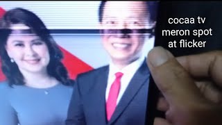 cocaa andriod tv may spot sa right side,flicker