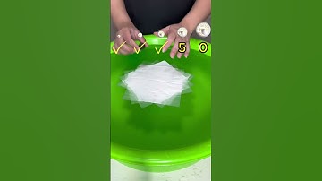 How Much Paper Does It Take to Make an Object Float? #Experiment #ASMR