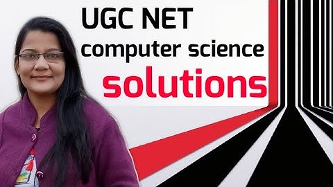 ugc net computer science November 2017  part One