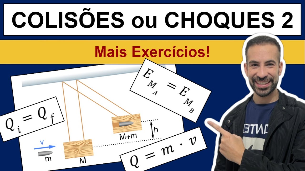 COLISÕES 2 - O Problema do Pêndulo Balístico