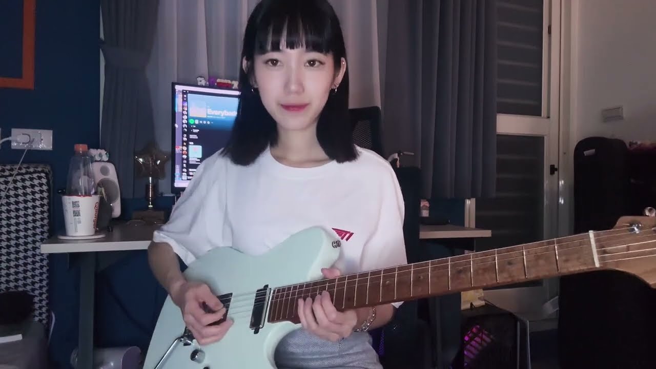 Leevia | KIKI, H3F - Everybody solo (Guitar Cover+TAB)