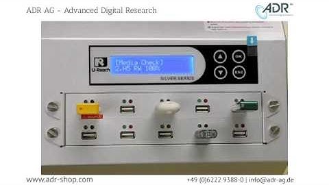 ADR1-9USB-NG USB Duplicator How to Perform H3 H5 Test and Copy Data