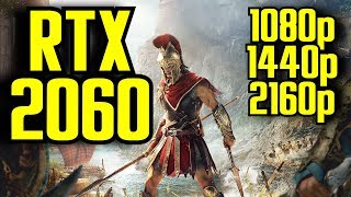 Assassins Creed Odyssey RTX 2060 OC | 1080p - 1440p & 2160p | FRAME-RATE TEST