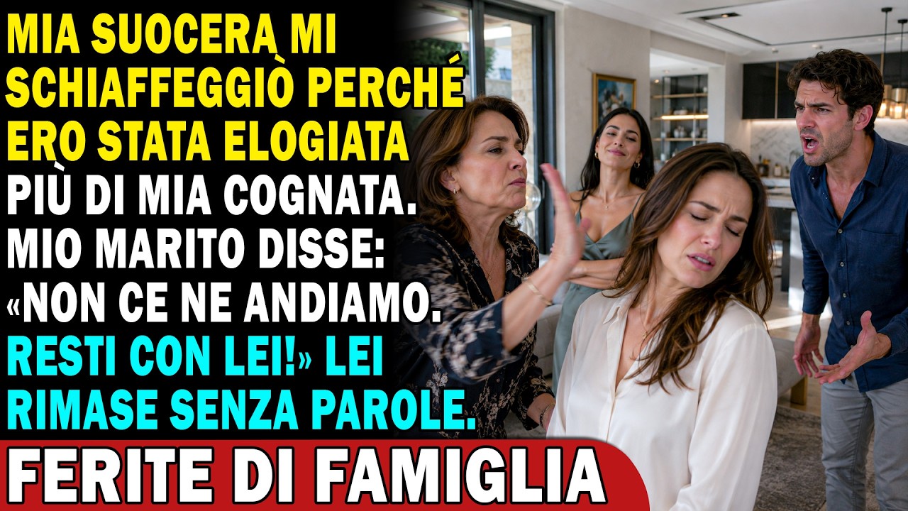 😱 Mia suocera mi schiaffeggiò per mia cognata 👋 Mio marito tacque 3 secondi... poi parlò 💥