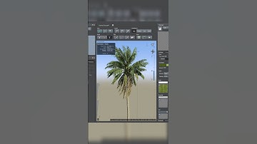 I just made a Coconut Palm Tree in @SpeedTreeMiddleware software!