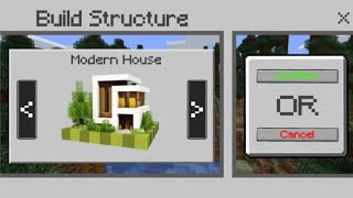 Instant House Mod/add-on For Minecraft Pe 1.20/Best Instant Structure add-on