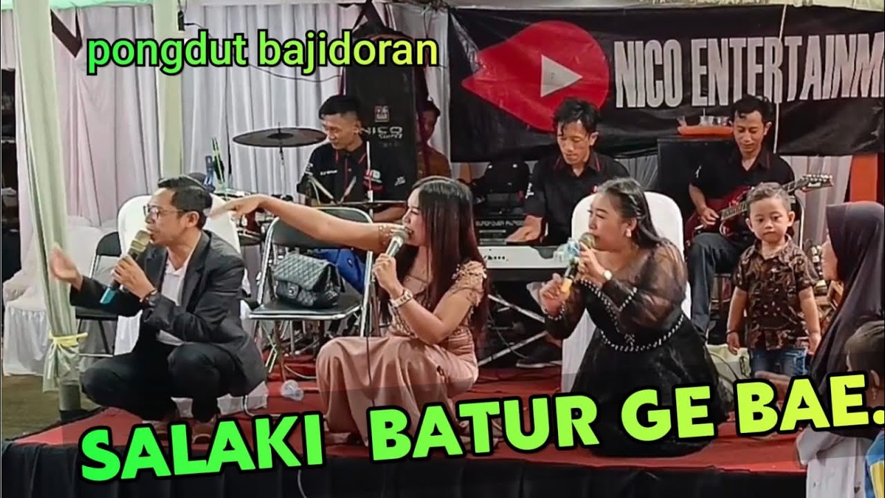 SALAKI BATUR GE Bae 😂 // Bajidoran nico entertainment // live sukamntri