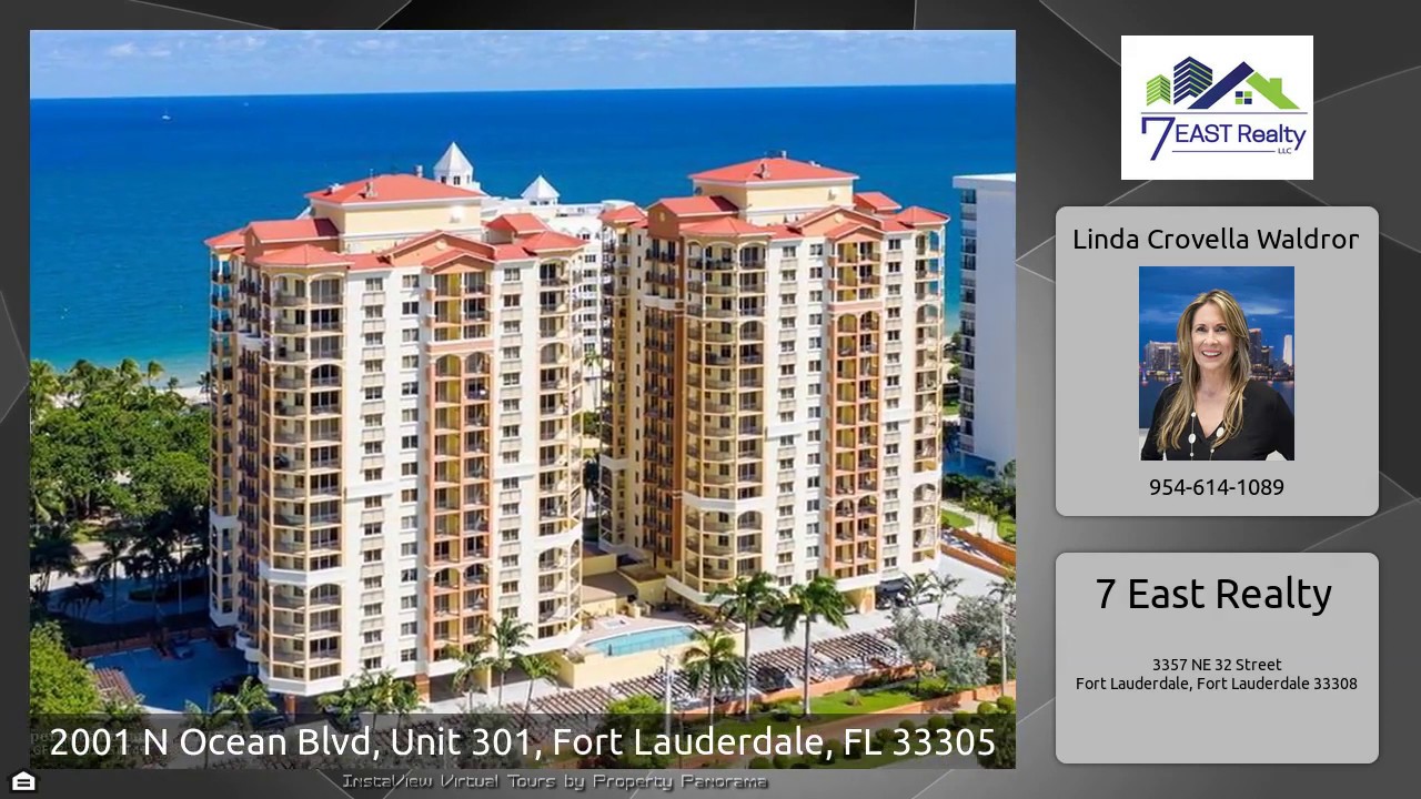 Condo for Sale at The Vue 2001 N Ocean Blvd 301, Fort Lauderdale, FL