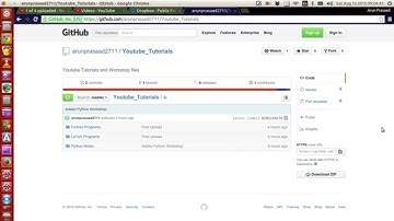 Dropbox and GitHub Repositories to find the Programs and Files
