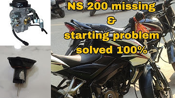 Biggest Problem Pulsar NS 200 missing  picup problem solved #bajaj #pulsar